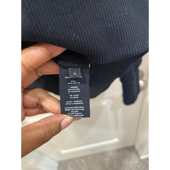 Helmut Lang Women's Helmut Lang Black Summer 2022 Postcard Hoodie Sz L - Picture 5 of 7